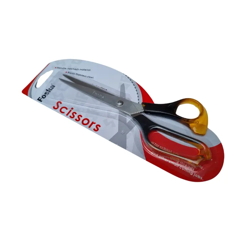 Scissors on a card